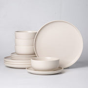 Brilliant - MIRAGE CREAMY PASTA PLATE 22CM S/4 Home & Kitchen