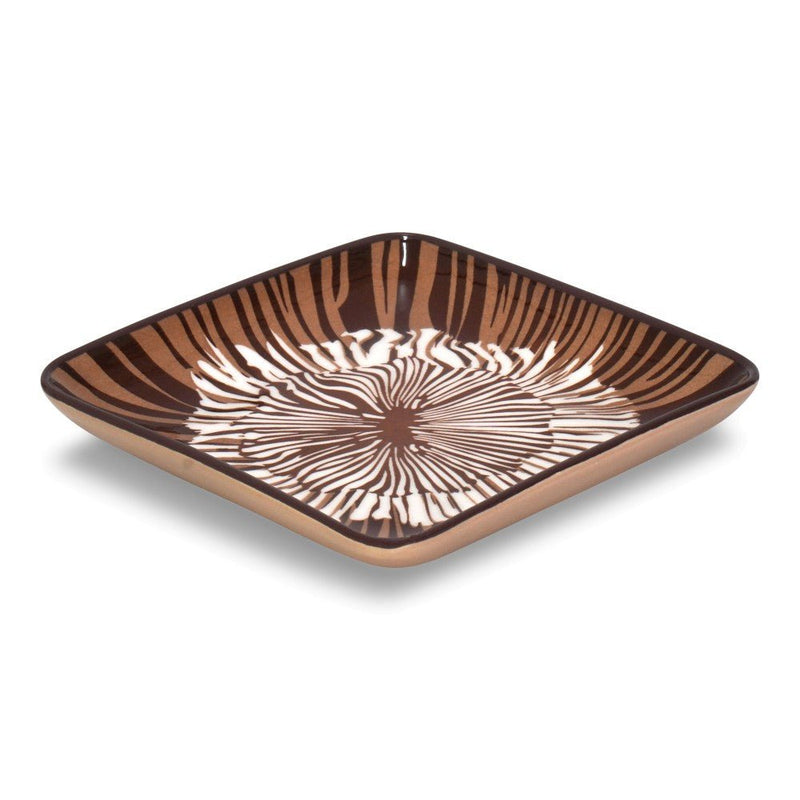 Brilliant - MOCHA SQUARE PLATE 12CM Home & Kitchen