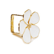 Brilliant - NAPKIN RING DAISY WHITE S/4 Home & Kitchen