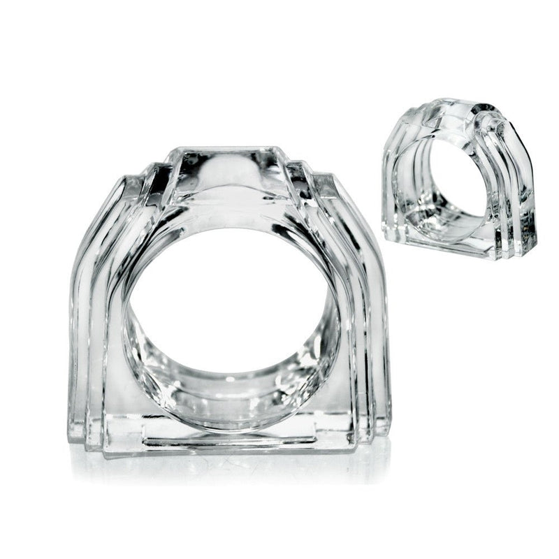 Brilliant - NAPKIN RING DIAMOND RING S/4 Home & Kitchen