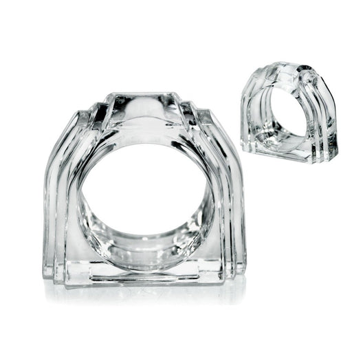 Brilliant - NAPKIN RING DIAMOND RING S/4 Home & Kitchen
