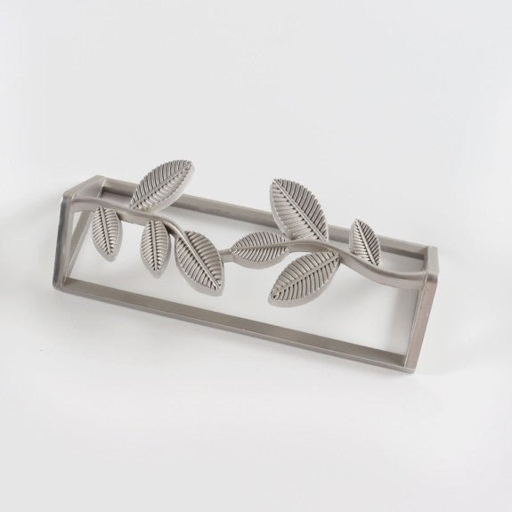 Brilliant - NAPKIN RING FLAT - VINTAGE SILVER S/4 Home & Kitchen