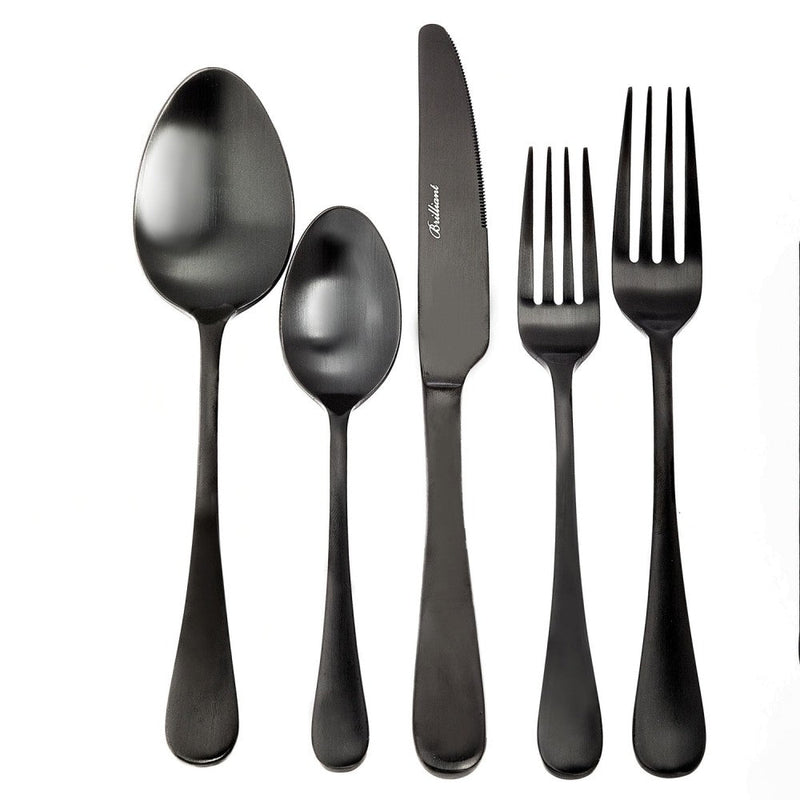 Brilliant - NORWAY BLACK 20PC SET Home & Kitchen