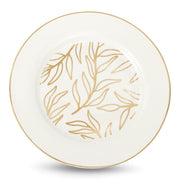 Brilliant - OLIVE LEAVES GOLD B&B PLATE SET/6 Home & Kitchen