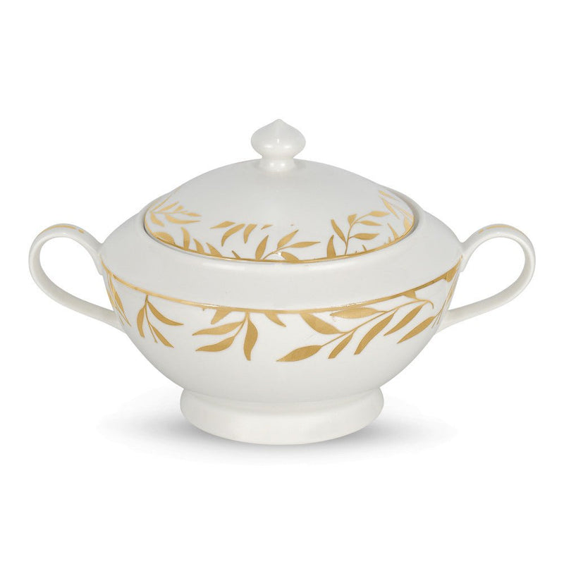 Brilliant - OLIVE LEAVES GOLD TUREEN 4L Home & Kitchen