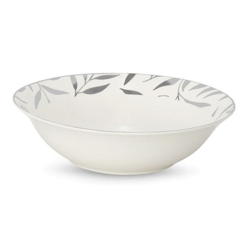 Brilliant - OLIVE LEAVES PLATINE SALAD BOWL 9" Home & Kitchen