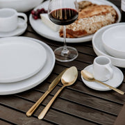 Brilliant - OSLO 16PC FLATWARE GOLD Home & Kitchen