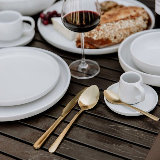 Brilliant - OSLO 16PC FLATWARE GOLD Home & Kitchen
