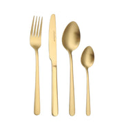 Brilliant - OSLO 16PC FLATWARE GOLD Home & Kitchen