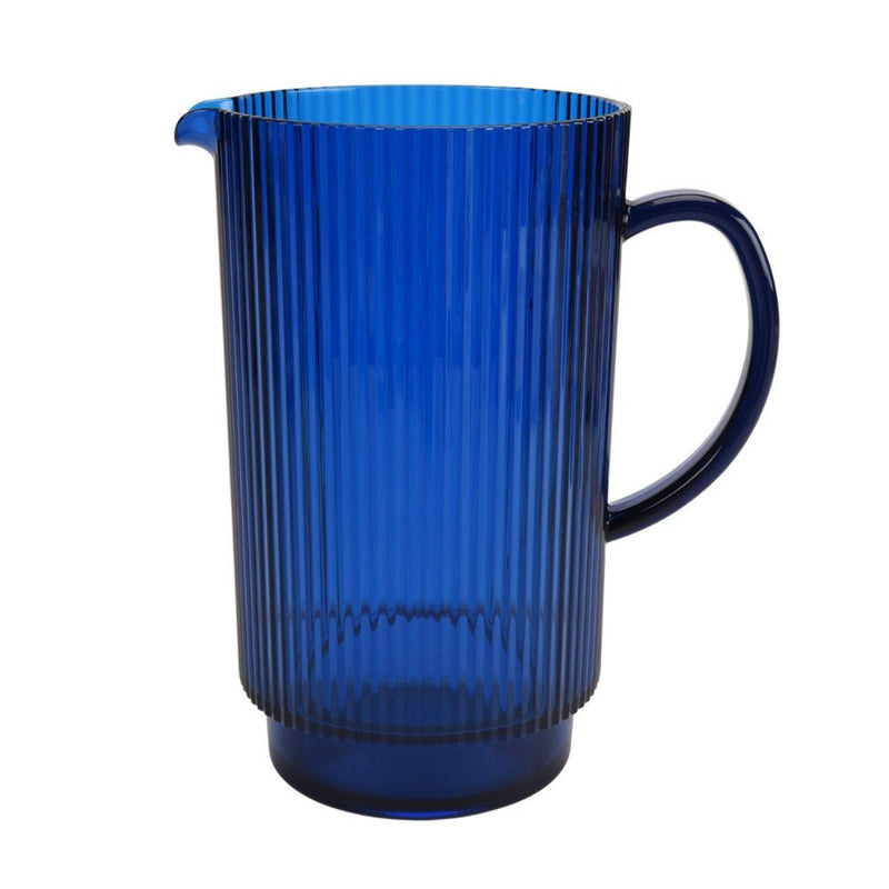 Brilliant - PATIO AQUA RIBBED JUG 1.9L Home & Kitchen