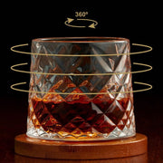 Brilliant - PIROUETTE SPIRALE ASHFORD OLD FASHIONED GLASS S/2 Home & Kitchen