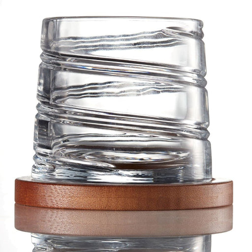 Brilliant - PIROUETTE SPIRALE OLD FASHIONED GLASS S/2 Home & Kitchen
