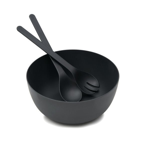 Brilliant - PLA 3PC SALAD SET BLACK Home & Kitchen
