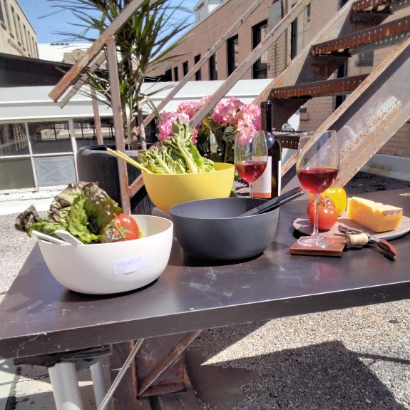 Brilliant - PLA 3PC SALAD SET YELLOW Home & Kitchen