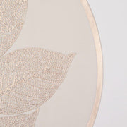 Brilliant - PLACEMAT GOLD 38CM FEUILLE Home & Kitchen