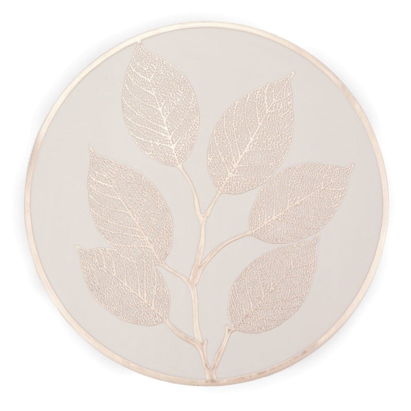 Brilliant - PLACEMAT GOLD 38CM FEUILLE Home & Kitchen