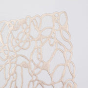 Brilliant - PLACEMAT GOLD SQUARE 38CM Home & Kitchen