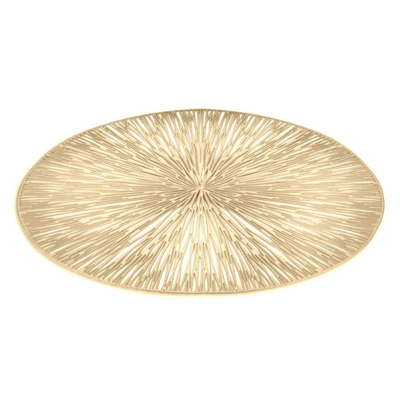 Brilliant - PLACEMAT RD.COSMOS 38CM GOLD S/4 Home & Kitchen