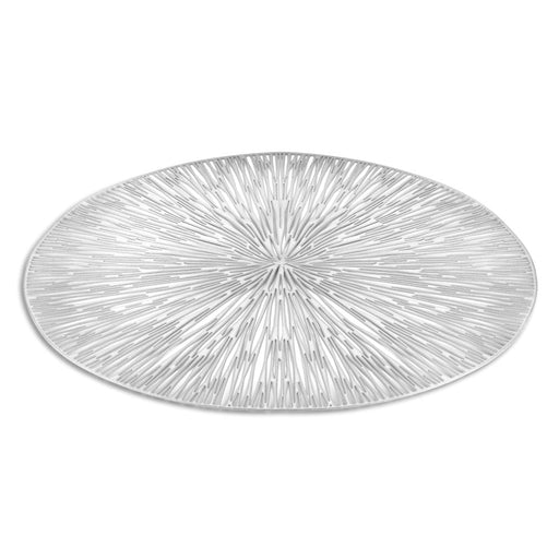 Brilliant - PLACEMAT RD.COSMOS 38CM SILVER S/4 Home & Kitchen