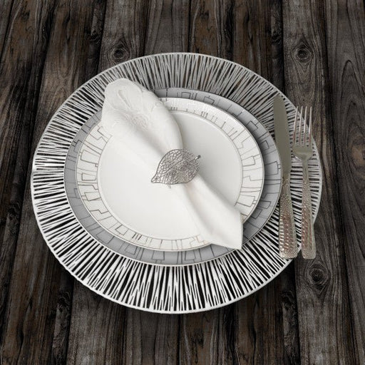 Brilliant - PLACEMAT RD.COSMOS 38CM SILVER S/4 Home & Kitchen
