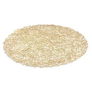 Brilliant - PLACEMAT RD.FLORET GOLD 38CM EA Home & Kitchen