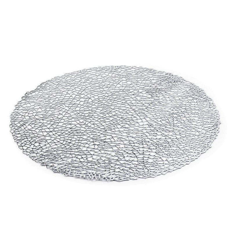 Brilliant - PLACEMAT ROUND SILVER 38CM EA Home & Kitchen
