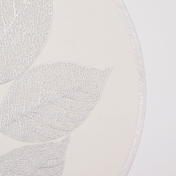 Brilliant - PLACEMAT SILVER 38CM FEUILLE Home & Kitchen