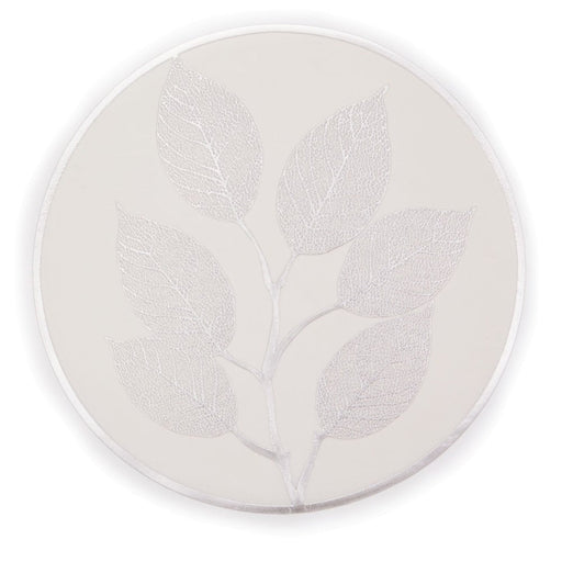 Brilliant - PLACEMAT SILVER 38CM FEUILLE Home & Kitchen