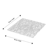 Brilliant - PLACEMAT SILVER SQUARE 38CM Home & Kitchen
