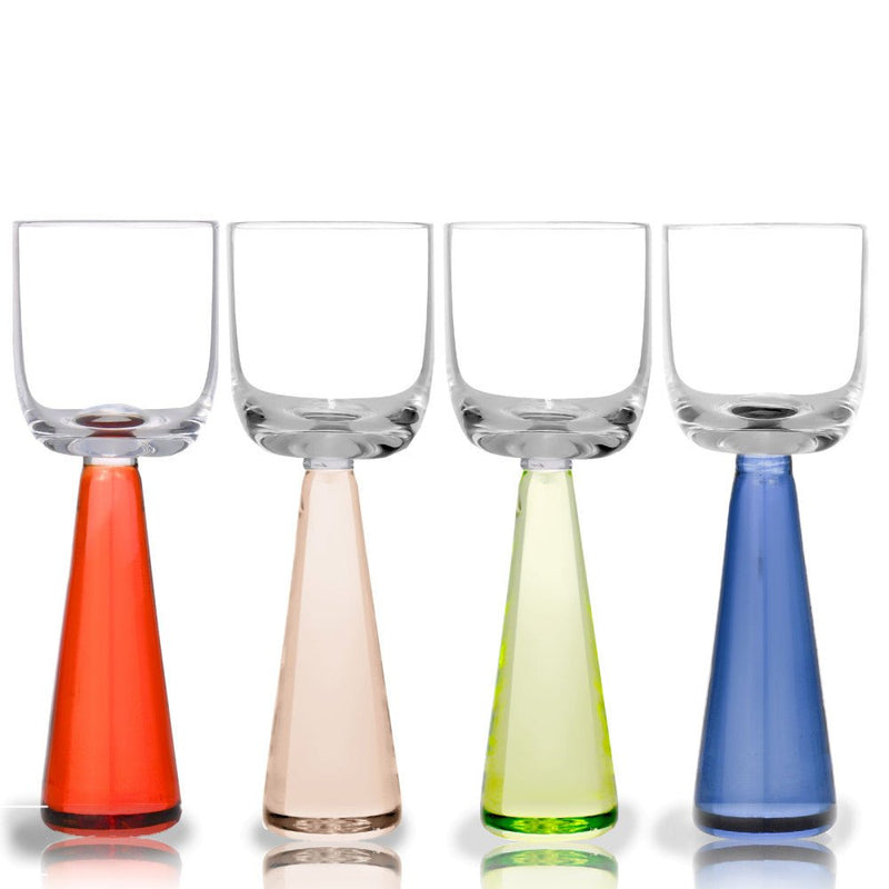 Brilliant - PYRAMIDE SHOT/LIQUEUR MULTICOLOR SET/4 Home & Kitchen