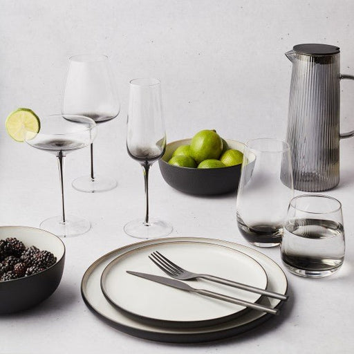 Brilliant - QUARTZ NOIR 12 PC DINNERSET Home & Kitchen