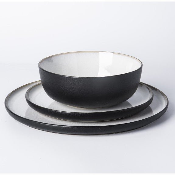 Brilliant - QUARTZ NOIR 12 PC DINNERSET Home & Kitchen