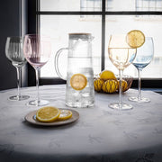 Brilliant - RAINBOW GLO GOBLET 470ML S/4 ROSE Home & Kitchen