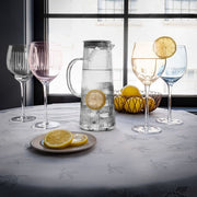 Brilliant - RAINBOW GLO GOBLET 470ML S/4 SMOKE Home & Kitchen