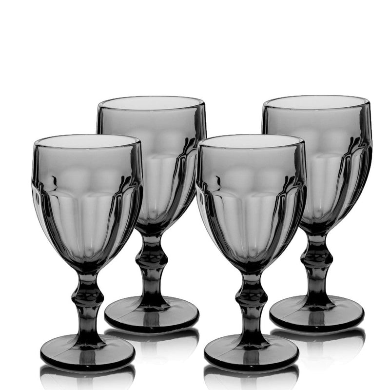 Brilliant - RAMBOUILLET GOBLET 330ML S/4 SMOKE Home & Kitchen
