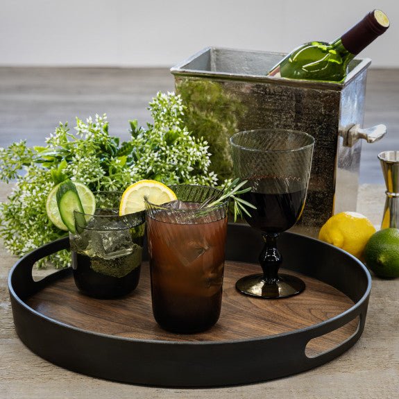 Brilliant - RETRO SMOKE GOBLET 360ML S/4 Home & Kitchen
