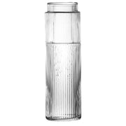 Brilliant - RIBBED CLEAR 2PC CARAFE Home & Kitchen