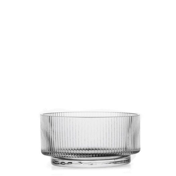 Brilliant - RIBBED CLEAR BOWL 10 CM SET/4 Home & Kitchen