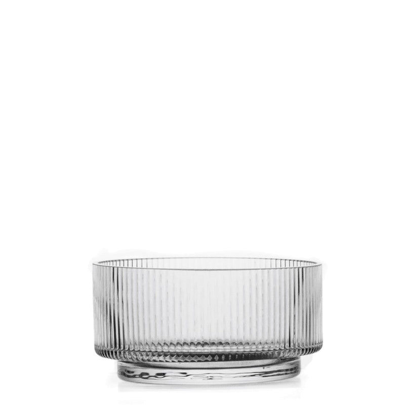 Brilliant - RIBBED CLEAR BOWL 10 CM SET/4 Home & Kitchen