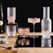 Brilliant - RIBBED CLEAR CARAFE Home & Kitchen