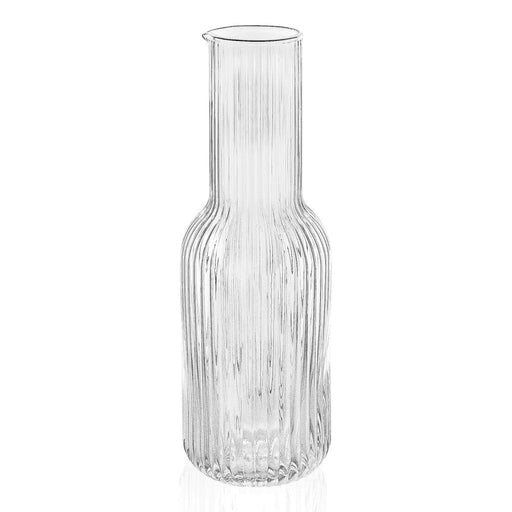 Brilliant - RIBBED CLEAR CARAFE Home & Kitchen