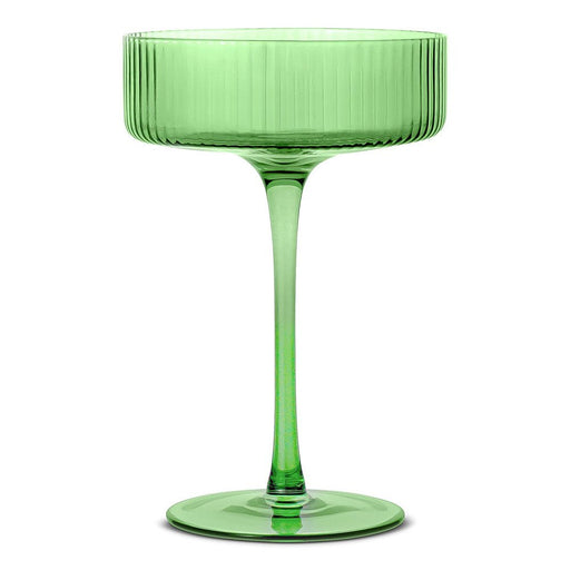 Brilliant - RIBBED CLEAR COCKTAIL LIME 290ML SET/4 Home & Kitchen
