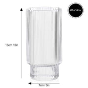 Brilliant - RIBBED CLEAR HIGHBALL 420ML SET/4 Home & Kitchen