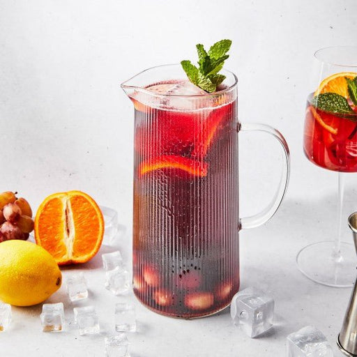 Brilliant - RIBBED CLEAR JUG 1.5L Home & Kitchen