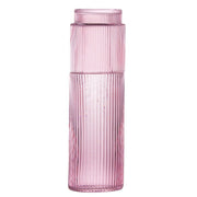 Brilliant - RIBBED PINK CARAFE W. LID 600 ML Home & Kitchen