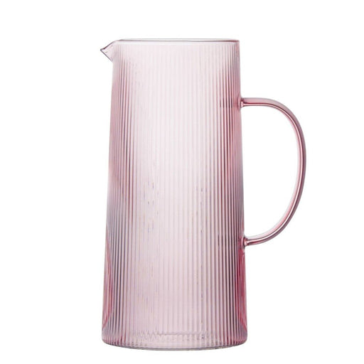Brilliant - RIBBED PINK JUG 1.5L Home & Kitchen