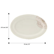 Brilliant - ROSE BLOSSOM OVALPLATTER14" Home & Kitchen