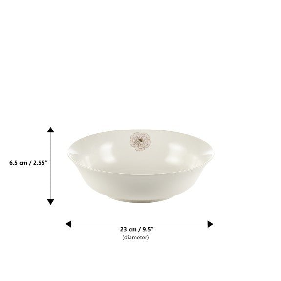 Brilliant - ROSE BLOSSOM SALAD BOWL 9" Home & Kitchen