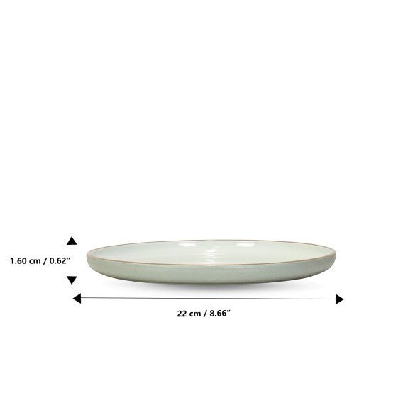 Brilliant - SALAD PLATE SEAGREEN 22CM Home & Kitchen