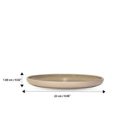 Brilliant - SALAD PLATE TAUPE 22CM Home & Kitchen